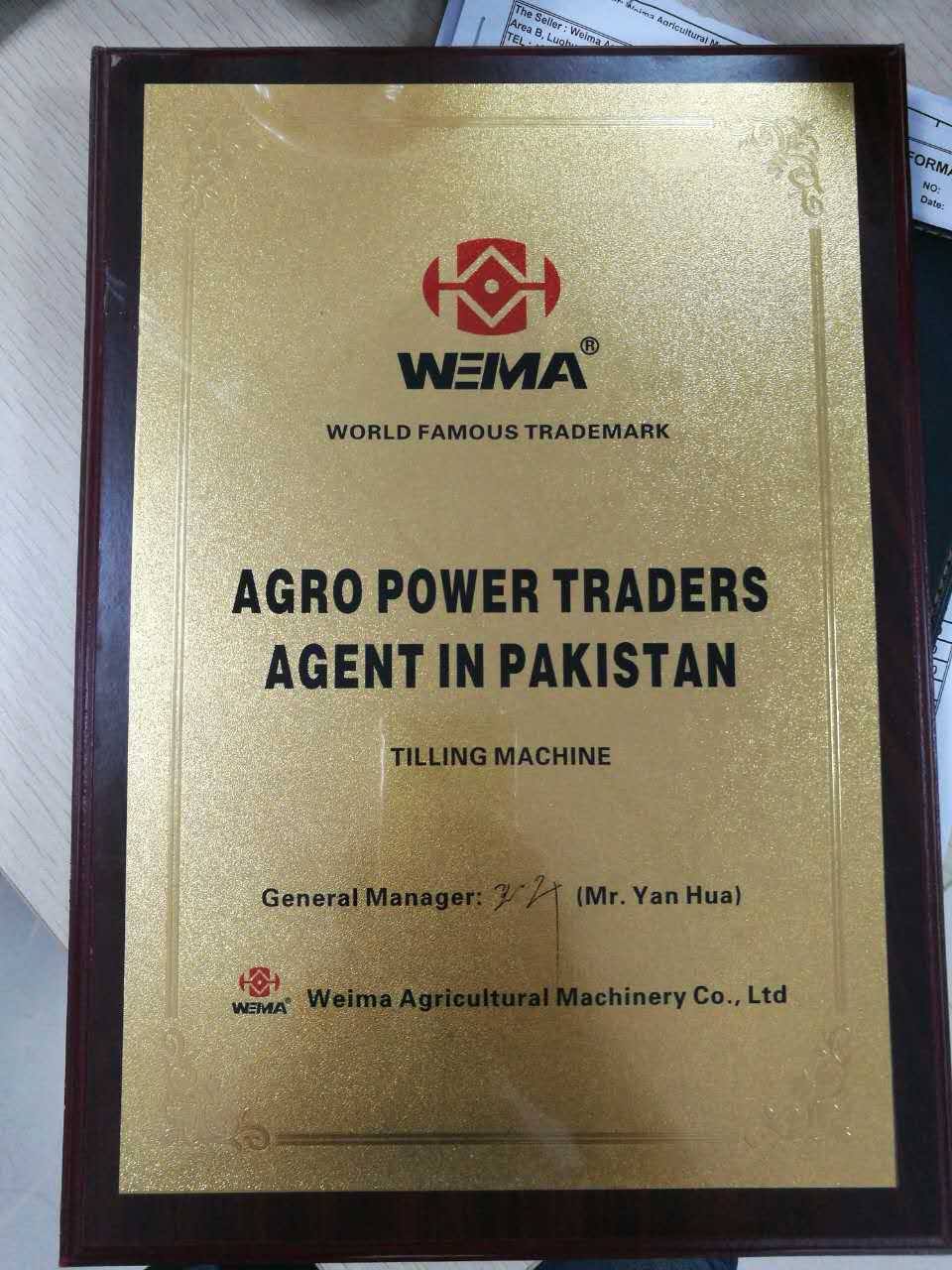 Agro Power Become WEIMA Official Agent in Pakistan