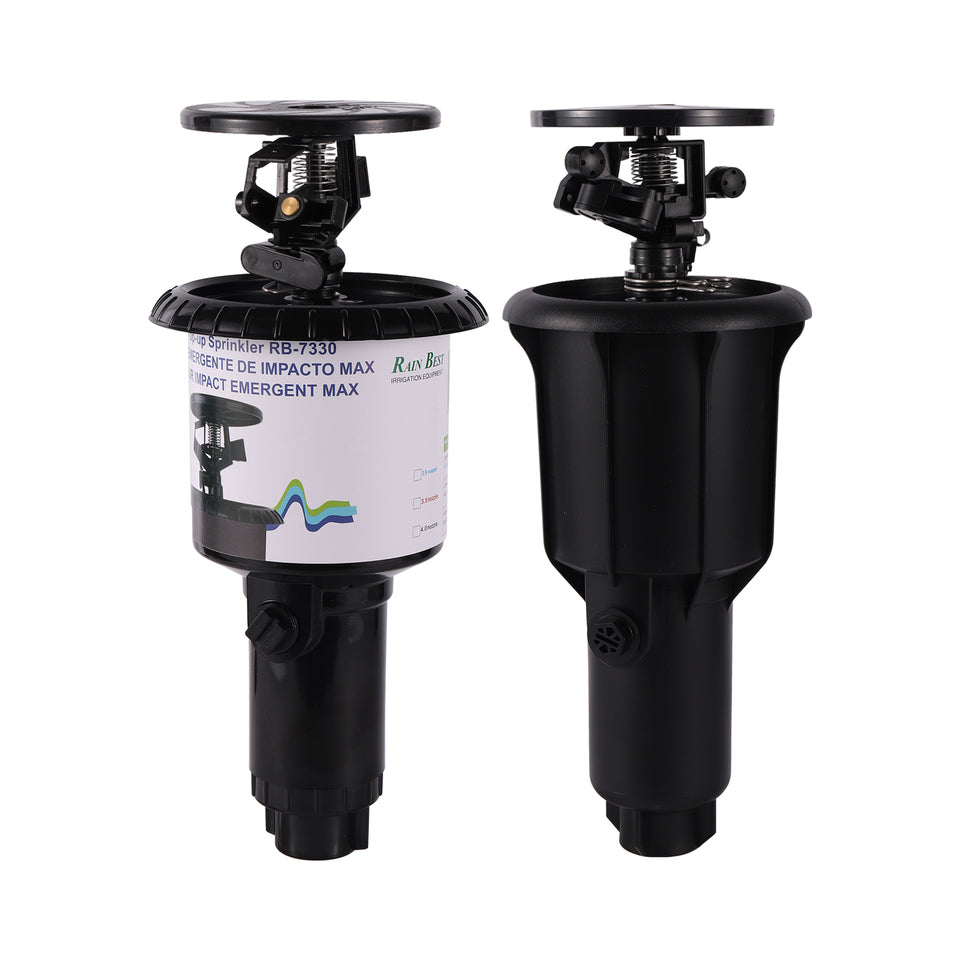 Pop-Up Impact Sprinkler Head Adjustable Rocker Rotary Buried Sprinkler Flat Farmland Automatic Irrigation