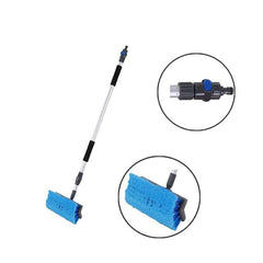 Solar Cleaning Brush with Flexible Extension Pole 12ft – Nylon Bristle Kit