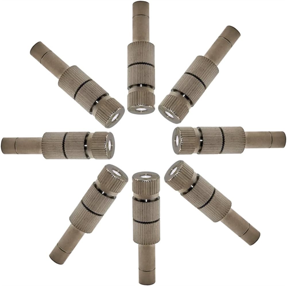 High-Performance Brass Misting Nozzle Kit (10 PCS)- 10-Year Guarantee