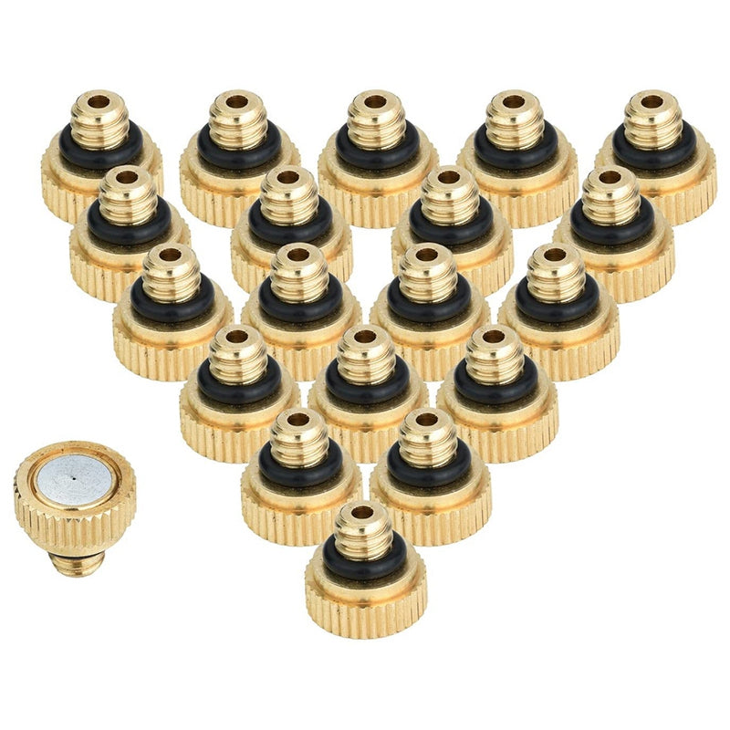 10pcs Durable Fog Mist Nozzle,Low Pressure Mist Cooling Nozzle,Misting Nozzles Orifice 0.1Mm