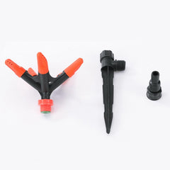 Lawn Sprinkler Five Arms Oscillating Sprinkler Watering Sprayer Large Area