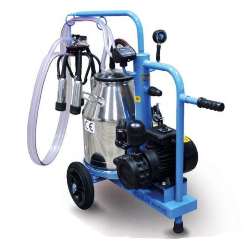 PORTABLE MILKING MACHINE ( Single Cluster & Bucket )
