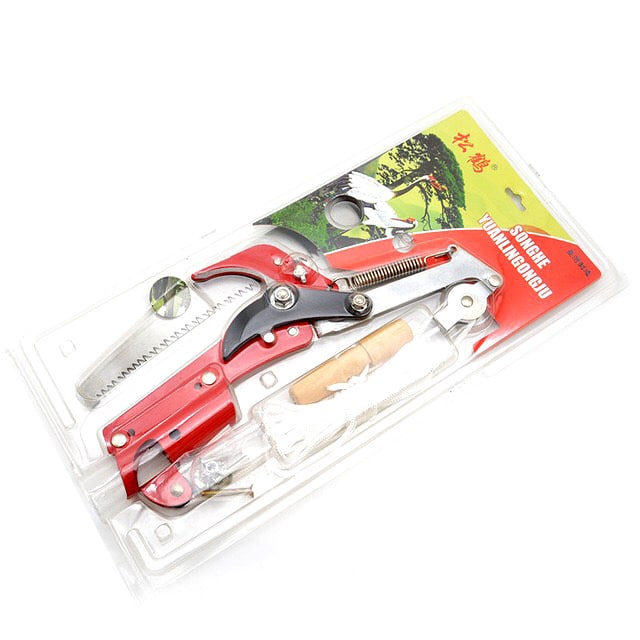 Telescoping Pole Saw with Center Cut Pruner