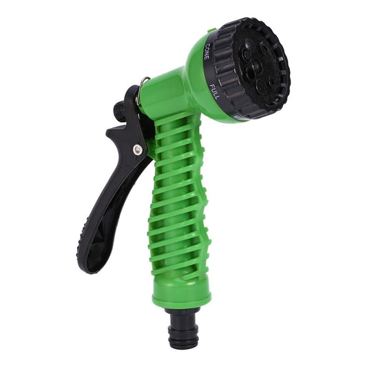 7- Pattern Water Shower and Spray Nozzle for Watering Plants and Car Washing -Random Colour