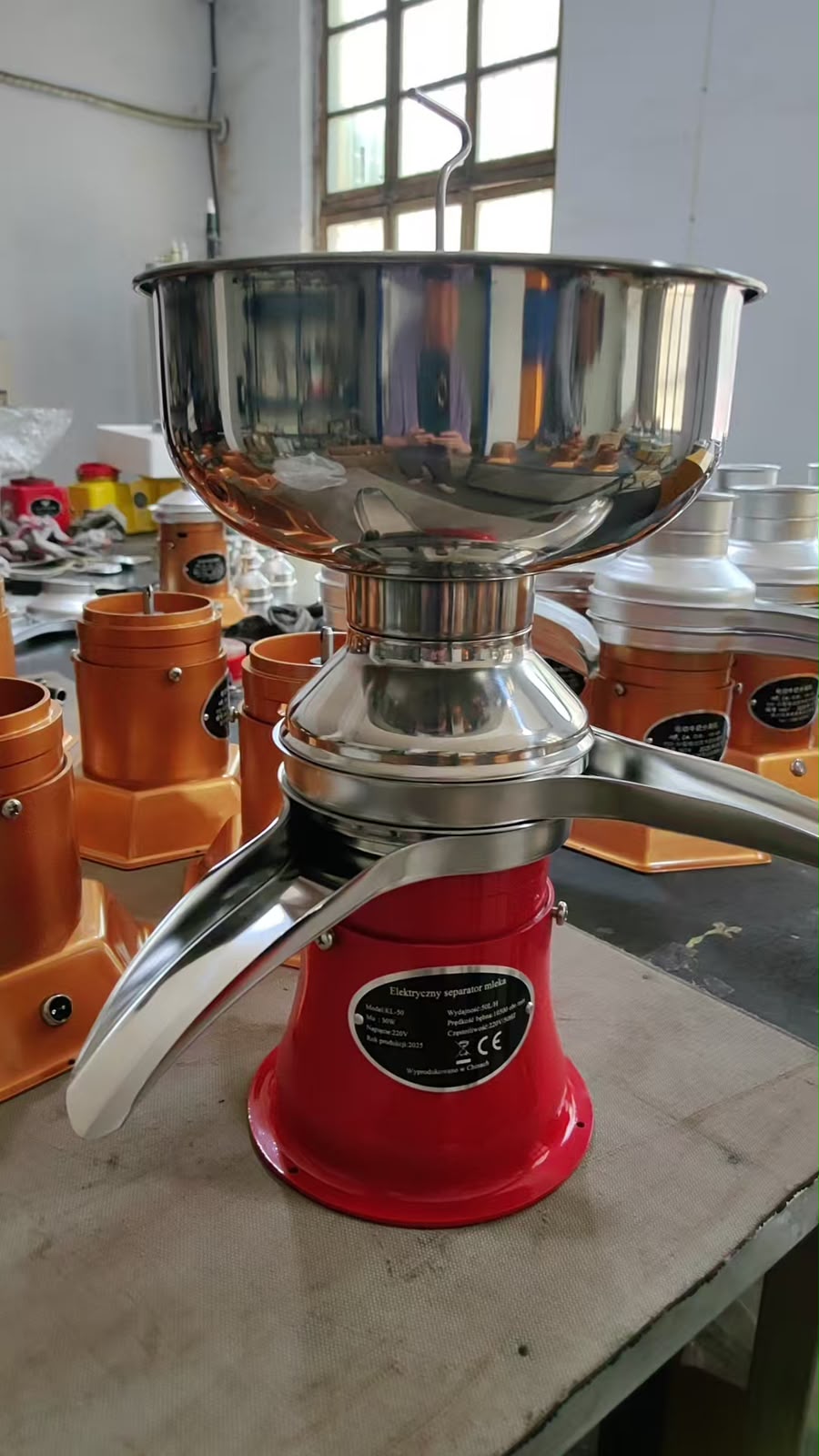 Electric Cream Separator 90L/H – Stainless Steel Milk Separator Machine