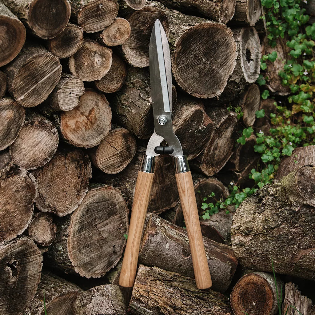 Wooden Handled Hedge Shears