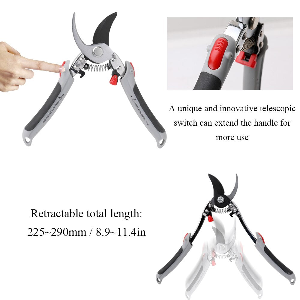 2-in-1 Handle Retractable Gardening Scissor