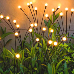 Solar Firefly Lights Led Solar Garden Lawn Lights Outdoor Waterproof Swaying Light For Courtyard Patio Pathway Decoration
